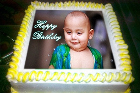 Personalised photo cake from Cake Walk 72